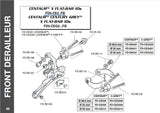 NOS Campagnolo Centaur FB (X Flat-Bar) #FD5-CE2BFB 10-speed braze-on Front Derailleur from the 2000s