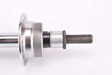 NOS italian 5-speed Chrome plated steel rear Hub with italian thread solid axle and 36 holes from the 1950s - 1960s