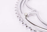 NOS Diamant 167 three pin chromed steel double Chainring Set with 51/48 teeth and 116mm BCD