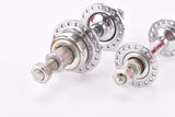 NOS Weco Nabe Chrome plated steel Hub set with english thread (BSA) solid axle and 36 holes from the 1950s - 1970s