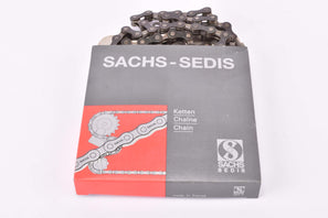 NOS/NIB Sachs-Sedis Grand Tourisme  GT7 Noir #4DCI 5-, 6- and 7-speed Chain in 1/2" x 3/32" with 116 links from the 1990s