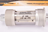 NOS/NIB Stronglight #JP400 sealed cartridge JIS Bottom Bracket in 110mm with italian threaded aluminum cups