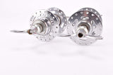 Weco Hochflansch Naben gerillt 3-piece chromed steel Hub set with english thread (BSA) and 36 holes from the 1940s - 1950s