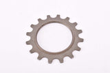 NOS Regina Extra #1 steel Freewheel Cog, 3-speed / 4-speed 5-speed scalare threaded (2nd) top Sprocket with 16 teeth from the 1950s - 1980s