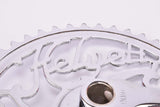 Rechromed Helyett single Chainring cottered steel crank set in 170 mm with 46 teeth and french pedal thread