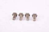 NOS Campagnolo chrome plated M5 5 mm hex bolts (4 pcs) for various parts