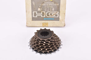 NOS/NIB Shimano #CS-HG50-7I 7-speed STI / SIS Hyperglide cassette with 13-23 teeth from the 1990s