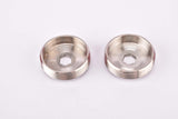 Sakae/Ringyo (SR) "Sakae Chainwheel" chromed metal crank set dust caps