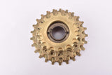 NOS Everest G.Ciami-Castano 6-speed Oro golden Freewheel with 14-25 teeth and italian thread