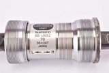 Shimano #BB-UN52 JIS Low Profile Cartridge Bottom Bracket in 110.5mm with italian thread from the 1990s  - 2000s