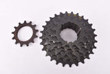 NOS Black Suntour APII 7-speed PowerFlo Accushift Plus II Cassette with 13-28 teeth from the 1990s