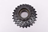 NOS Black Sachs-Maillard Normandy 6-speed Freewheel with 14-26 teeth and english thread (BSA) from 1987