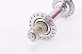 NOS Wagner (Moped?!) chrome plated steel small flange Front Hub with 9.5mm solid axle and 36 holes from the 1950s - 1970s