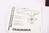 NOS Diadora Foratura 4 Point Shoe Sole Insert Plate / Cleat Adapter for SPD and SPD-R