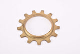 NOS Regina Extra Oro #7 golden steel Freewheel Cog, 5-speed and 6-speed threaded top Sprocket with 13 teeth from the 1960s - 1980s