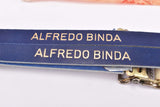 NOS Blue Bianchi Dino Alfredo Binda Leather toe clip straps