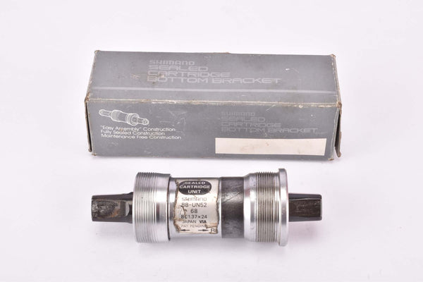 Shimano #BB-UN52 JIS Low Profile Cartridge Bottom Bracket in 110.5mm with english thread from the 1990s  - 2000s