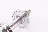 NOS Moyeux Exceltoo Chrome plated steel rear Hub with english thread (BSA) solid axle and 36 holes from the 1930s - 1950s