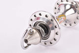 Extreme light weight! Omas Big Sliding #101/A (101S/A) front hub with aluminum axle! and 28 holes from the 1970s