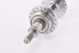 MINT Moyeux Exceltoo Chrome plated steel rear Hub with english thread (BSA) solid axle and 36 holes from the 1950s