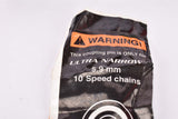 NOS/NIB Campagnolo Veloce #CN11-VLX 10-speed Ultra-Drive UD ultra narrow Chain with 114 links from the 2000s - 2010s