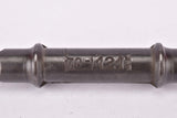 NOS Nervar Square Taper Bottom Bracket Axle in 121mm length for italian threaded Bottom Bracket, from the 1970s - 1980s