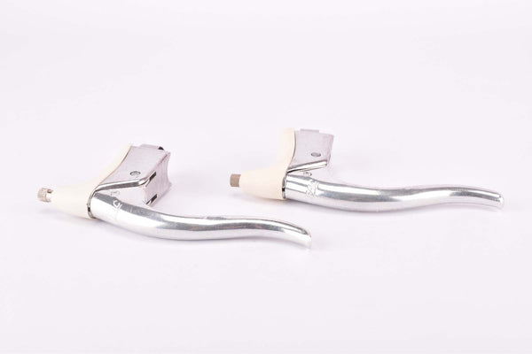 NOS Mafac Racing Lever "Dural" (Course #121 Professional) Brake lever set with white half hoods from the 1960s - 1970s (poignée course)