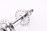 Moyeux Exceltoo Chrome plated steel rear Hub with english thread (BSA) solid axle and 36 holes from the 1950s