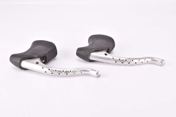 Weinmann AG 605 No. 149-1 non-aero drilled Brake Lever Set with black Hoods from the 1980s