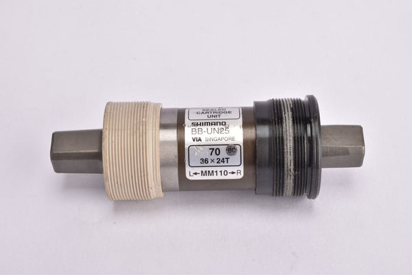 NOS Shimano #BB-UN25 sealed cartridge Bottom Bracket in 110.5mm with italian thread from 2003