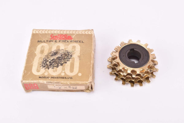 NOS/NIB Suntour (Maeda) Pro Compe #PC-5000 golden 5-speed Freewheel with 14-18 teeth and english thread from 1977