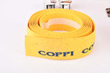 NOS Yellow Coppi labled Silva Cork handlebar tape from the 1990s / 2000s