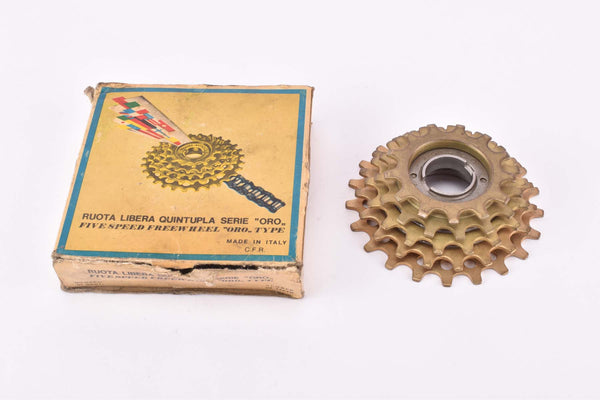 NOS/NIB Regina Oro 5-speed Freewheel with 13-21 teeth and italian thread from 1979