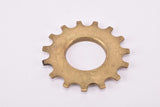 NOS Regina Extra ORO-BX #C1 steel Freewheel Cog, 6-speed  threaded top Sprocket with 15 teeth from the 1980s