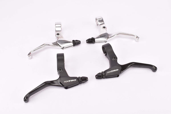 Tektro #CL-520 brake lever set for flat bars in silver or black