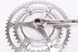 Solida 3-arm fluted cottered chromed steel crankarm right drive side with 52/40 teeth in 170 mm from the 1970s - 1980s