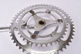 Solida 3-arm fluted cottered chromed steel crankarm right drive side with 52/40 teeth in 170 mm from the 1970s - 1980s