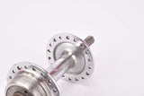 Moyeux MAXI (MAXI-CAR) Chrome plated steel rear Hub with english thread (BSA) solid axle and 36 holes