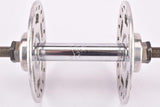 Pelissier #1000 Argent Moyeux A Roulements Extra Leger 3-piece high flange front hub with solid axle and 36 holes