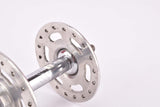 Pelissier #1000 Argent Moyeux A Roulements Extra Leger 3-piece high flange front hub with solid axle and 36 holes