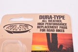 NOS Kool-Stop Dura-Type #KS-DURACF Carbon Fibre Rim Brake Pads for Shimano cartridge brake shoe fit (2 pcs)