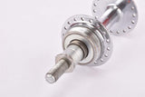 MINT Moyeux Exceltoo Chrome plated steel rear Hub with english thread (BSA) solid axle and 36 holes from the 1940s - 1950s