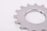 NOS Regina Extra America / America-S / CX / CX-S #C1 steel Freewheel Cog, threaded 6-speed and 7-speed top Sprocket with 15 teeth from the 1980s - 1990s