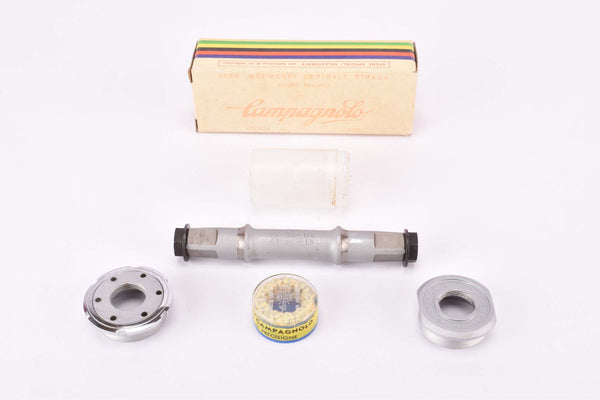 NOS/NIB Campagnolo Nuovo Record Strada #1046/A Post CPSC Bottom Bracket in 114.5 mm, with english (BSA) thread from the 1970s - 1980s