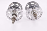 Moyeux Exceltoo New-Star Chrome plated high flange steel Hub set with french thread solid axle and 36 holes from the 1950s - 1970s