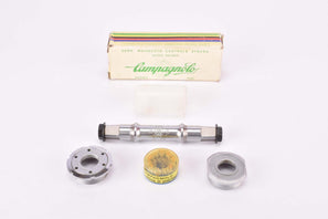 NOS/NIB Campagnolo Nuovo Record Strada #1046/A Post CPSC Bottom Bracket in 114.5 mm, with french thread from the 1970s - 1980s
