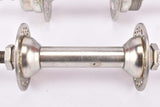 NOS Union Nabe Zinc plated steel Hub set with english thread (BSA) solid axle and 36 holes from the 1950s - 1970s