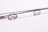 NOS silver 3ttt Grand Prix single grooved Aluminum Handlebar in size 40cm (c-c) and 25.8 ~ 26.0mm clamp size from the 1980s