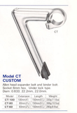 NOS Sakae/Ringyo SR Model CT Custom #CT-100 Stem in size 100mm with 25.4 mm bar clamp size from 1988