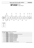 Shimano Megarange #MF-HG40 7-speed Freewheel with 14-34 teeth and english thread from 1999